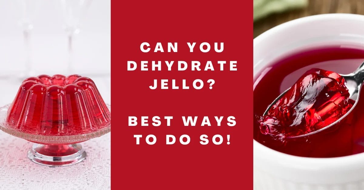 Can You Dehydrate Jello